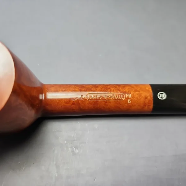 James Upshall P Grade Group 6 Smooth Canadian Estate Briar Pipe, Unsmoked - Image 6