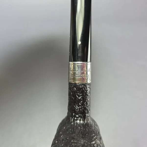 Dunhill Christmas 2000 Shell Briar Sandblasted Poker w/ Case & Tamper (7/500) Estate Briar Pipe, Unsmoked - Image 13