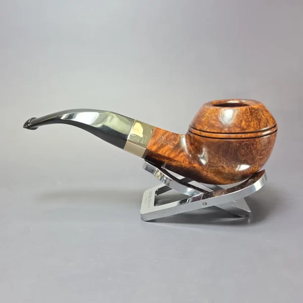 Peterson Sherlock Holmes Squire w/ 9k Gold Smooth Bulldog Estate Briar Pipe, Unsmoked - Image 4