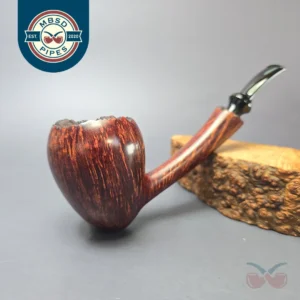 Wandi Riyadi Smooth Large Long Shank Acorn Handmade Briar Pipe, New