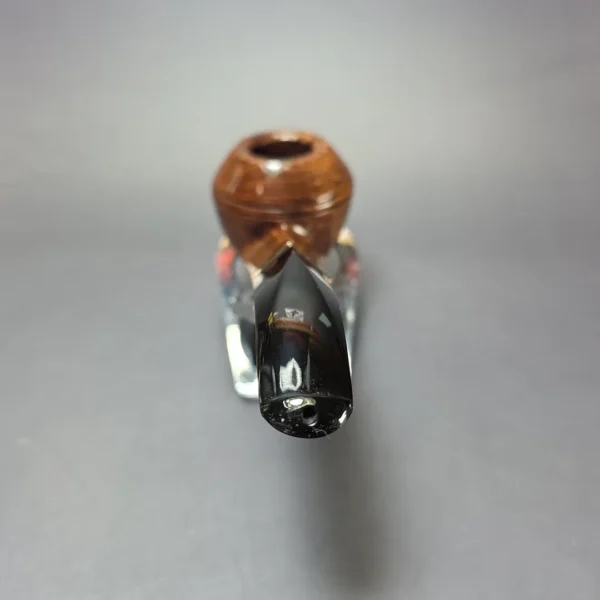 Peterson Sherlock Holmes Squire w/ 9k Gold Smooth Bulldog Estate Briar Pipe, Unsmoked - Image 5