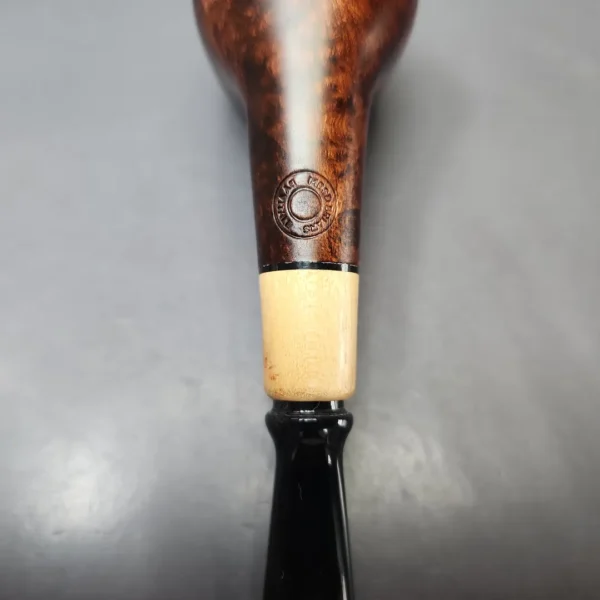 MBSD Briars by Vitale Sienna Contrast Smooth Billiard w/ Boxwood Briar Pipe, New - Image 10