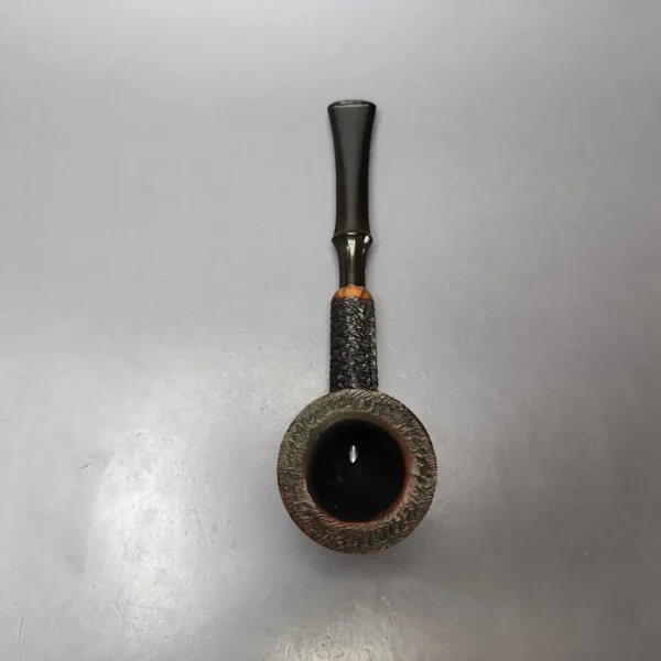 Sasieni Old England M 58 Rusticated Billiard Estate Briar Pipe, English Estates - Image 5