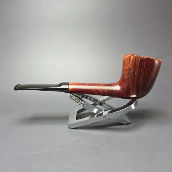 Savinelli Sigla Smooth Freehand Lumberman Estate Briar Pipe, Italian Estates - Image 4