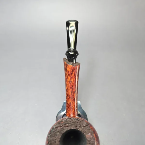Wandi Riyadi Smooth Large Long Shank Acorn Handmade Briar Pipe, New - Image 7