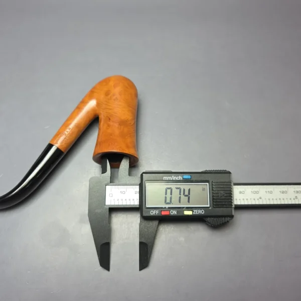 Ed Burak Connoisseur Smooth Saxophone Estate Briar Pipe, American Estates - Image 9