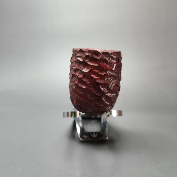 Peterson 2025 Christmas Pipe 107 Rusticated Billiard Estate Briar Pipe, Unsmoked - Image 3