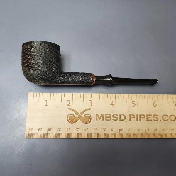 Sasieni Old England M 58 Rusticated Billiard Estate Briar Pipe, English Estates - Image 7