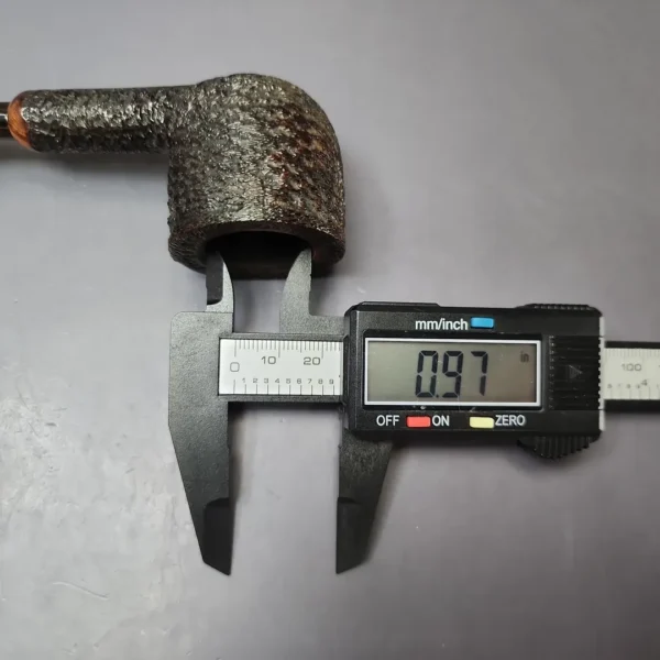Sasieni Old England M 58 Rusticated Billiard Estate Briar Pipe, English Estates - Image 8