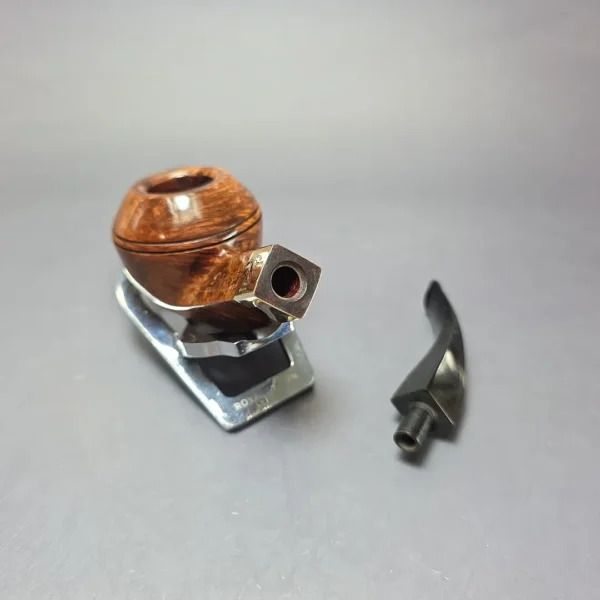 Peterson Sherlock Holmes Squire w/ 9k Gold Smooth Bulldog Estate Briar Pipe, Unsmoked - Image 13