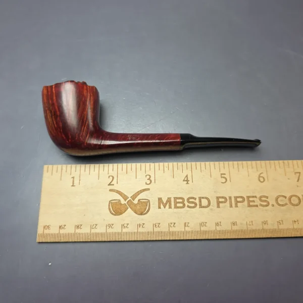 Savinelli Sigla Smooth Freehand Lumberman Estate Briar Pipe, Italian Estates - Image 9