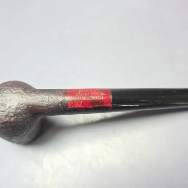 Stanwell Featherweight 107 Sandblasted Estate Briar Pipe, Unsmoked - Image 8