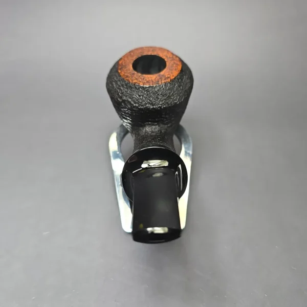 Yang Kun Partially Sandblasted Rhodesian Handmade Briar Pipe, New - Image 6