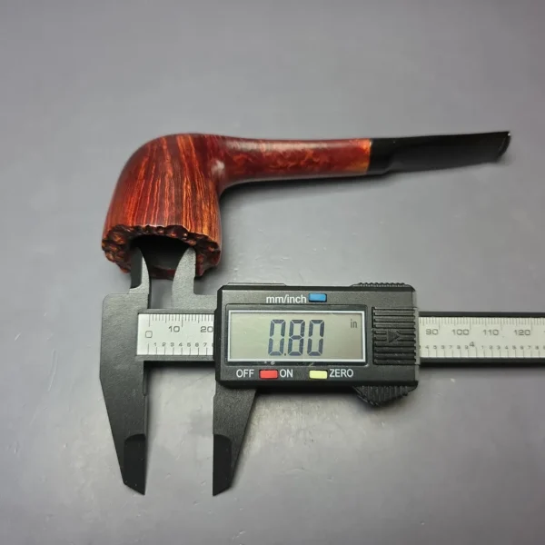 Savinelli Sigla Smooth Freehand Lumberman Estate Briar Pipe, Italian Estates - Image 10