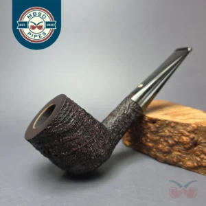 J.T. Cooke 1999 Pipes & Tobaccos Magazine Pipe of the Year Sandblasted Billiard Estate Briar Pipe, Unsmoked