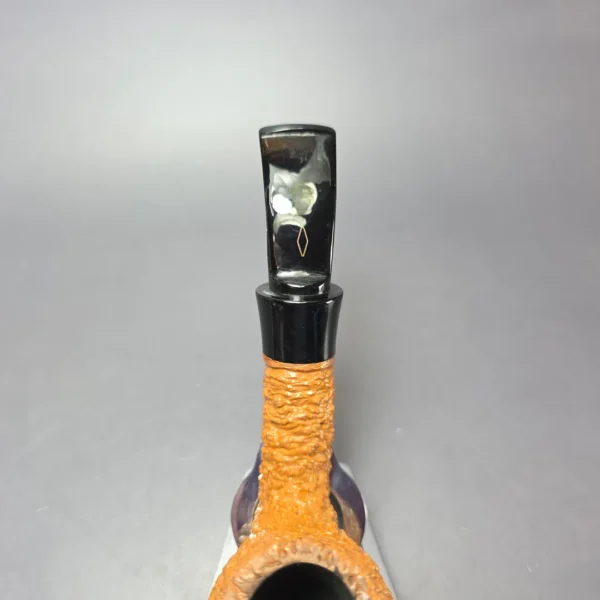 Brebbia 9112 Rusticated Brandy Estate Briar Pipe, Italian Estates - Image 7