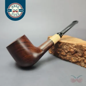 MBSD Briars by Vitale Sienna Contrast Smooth Billiard w/ Boxwood Briar Pipe, New