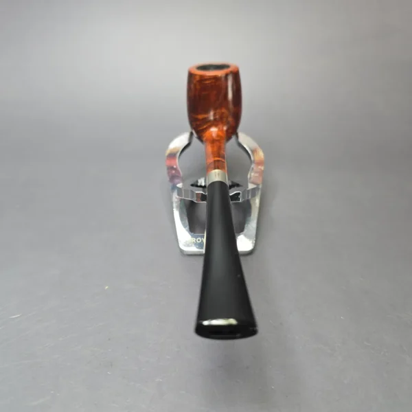 Bruno Nuttens Mini Bing B3 Smooth Billiard w/ Aluminum Briar Pipe, New - Image 5