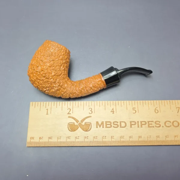 Brebbia 9112 Rusticated Brandy Estate Briar Pipe, Italian Estates - Image 10
