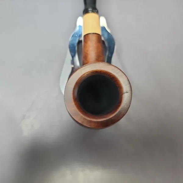 MBSD Briars by Vitale Sienna Contrast Smooth Billiard w/ Boxwood Briar Pipe, New - Image 4