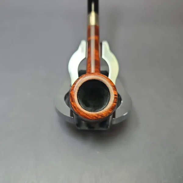 Bruno Nuttens Mini Bing B3 Smooth Billiard w/ Aluminum Briar Pipe, New - Image 6