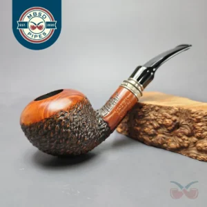 Vauen by Barontini 511 Partially Rusticated Apple Estate Briar Pipe, Unsmoked, 9mm