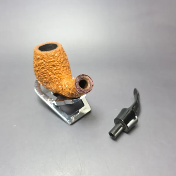 Brebbia 9112 Rusticated Brandy Estate Briar Pipe, Italian Estates - Image 12