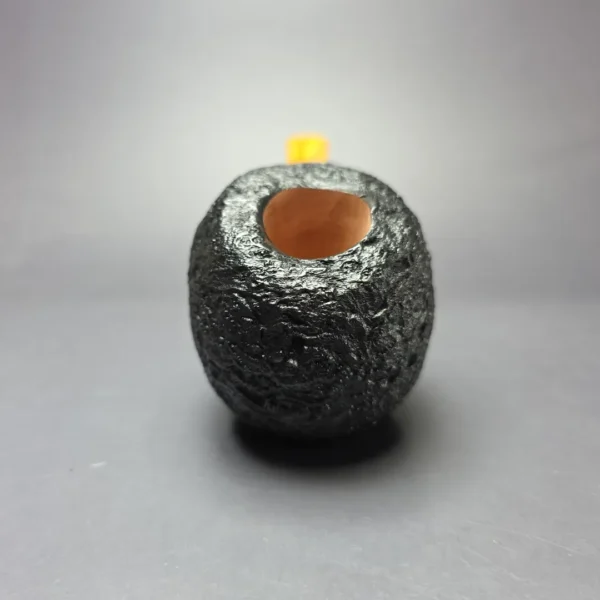 Buckeye Pipes Hand Made Sandblasted Fugu Sitter Briar Pipe, New - Image 3