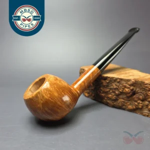 Dave Neeb Smooth Prince Handmade Briar Pipe, New