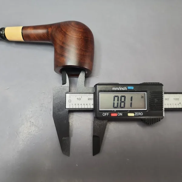 MBSD Briars by Vitale Sienna Contrast Smooth Billiard w/ Boxwood Briar Pipe, New - Image 9