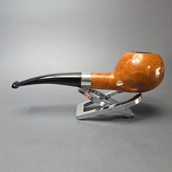Ferndown Root 2 Star Smooth Large Prince w/ Silver Estate Briar Pipe, Unsmoked - Image 4