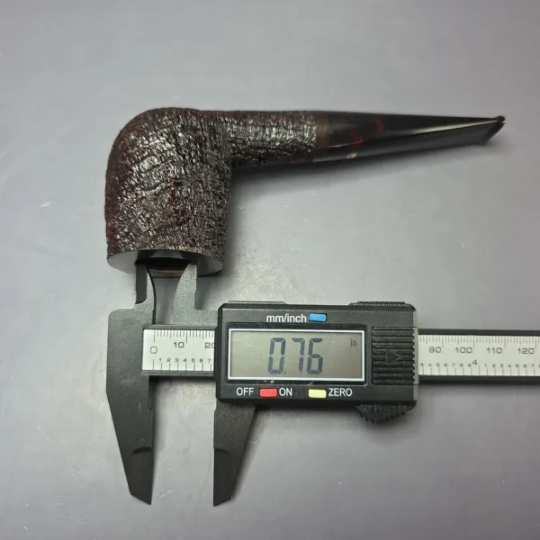 J.T. Cooke 1999 Pipes & Tobaccos Magazine Pipe of the Year Sandblasted Billiard Estate Briar Pipe, Unsmoked - Image 11