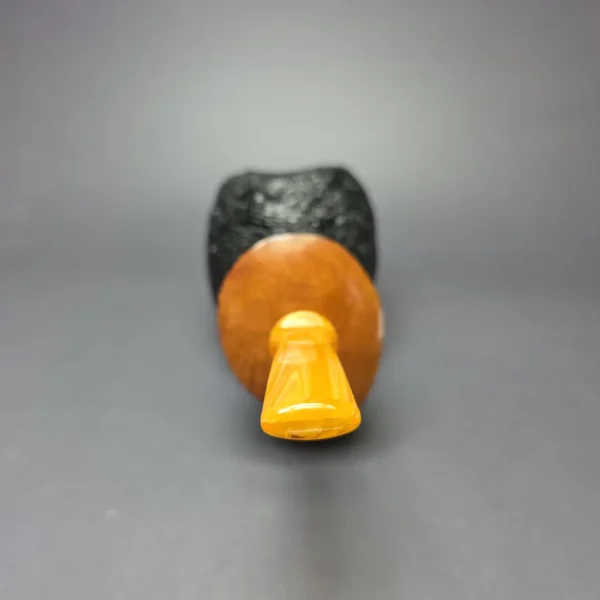 Buckeye Pipes Hand Made Sandblasted Fugu Sitter Briar Pipe, New - Image 5