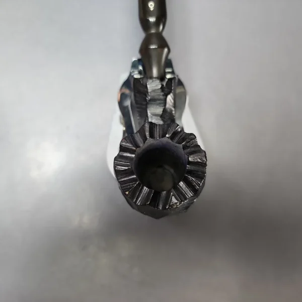 Man (Laxey) Rusticated African Block Meerschaum Estate Pipe, Unsmoked, English Estates - Image 4