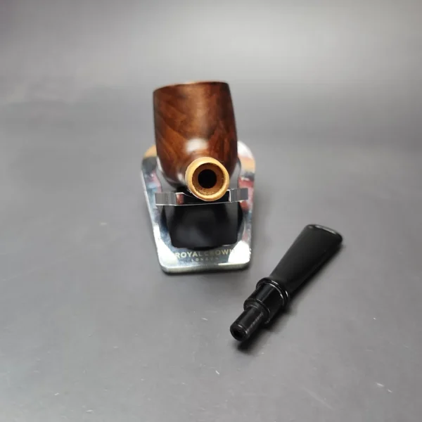 MBSD Briars by Vitale Sienna Contrast Smooth Billiard w/ Boxwood Briar Pipe, New - Image 12