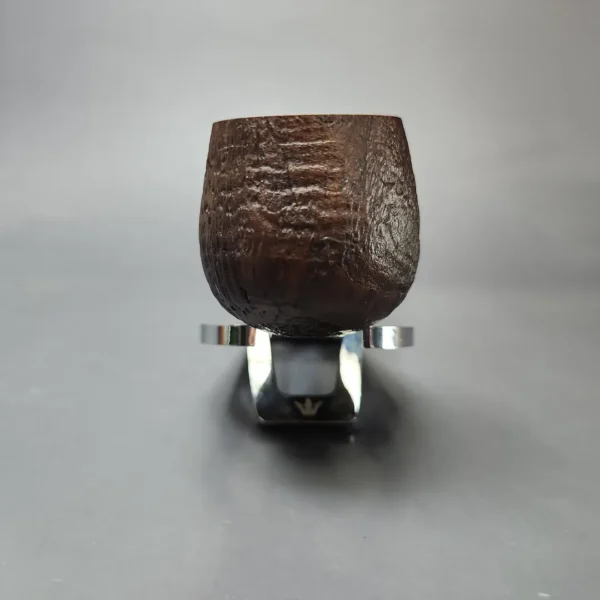Vauen Mokka 5240 Partially Sandblasted Pot Estate Briar Pipe, Unsmoked, 9mm - Image 3