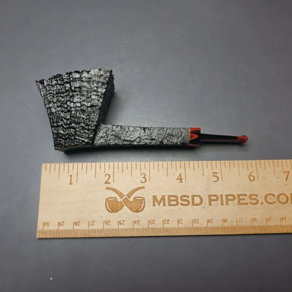 la Biota Sandblasted Panel Dublin Sitter Handmade Briar Pipe, New - Image 10