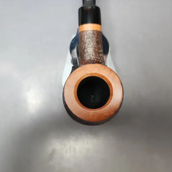 Vauen Mokka 5240 Partially Sandblasted Pot Estate Briar Pipe, Unsmoked, 9mm - Image 4