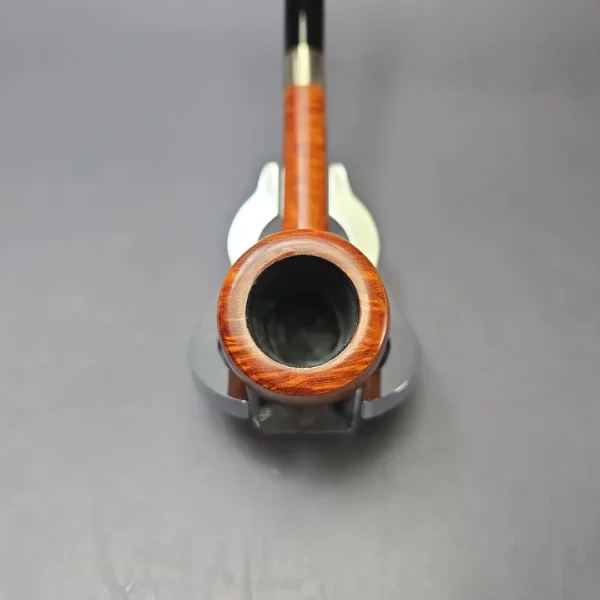 Bruno Nuttens Bing B3 Smooth Billiard w/ Aluminum Briar Pipe, New - Image 6