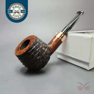4th Generation (by Ascorti) Forza Grappa 1931 Rusticated Pot Estate Briar Pipe, Unsmoked