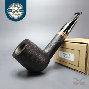 Chacom Erica 1201 Sandblasted Large Billiard Estate Briar Pipe, Unsmoked