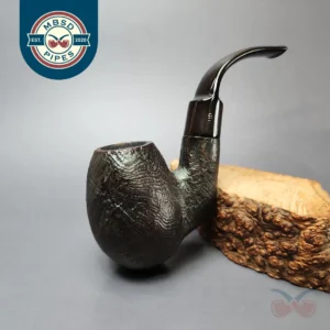 Uncle Paul (by Lorenzo) Sandblasted Oom Paul Estate Briar Pipe, Italian Estates