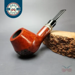 Vauen by Barontini 412 Partially Rusticated Rhodesian Estate Briar Pipe, Unsmoked, 9mm