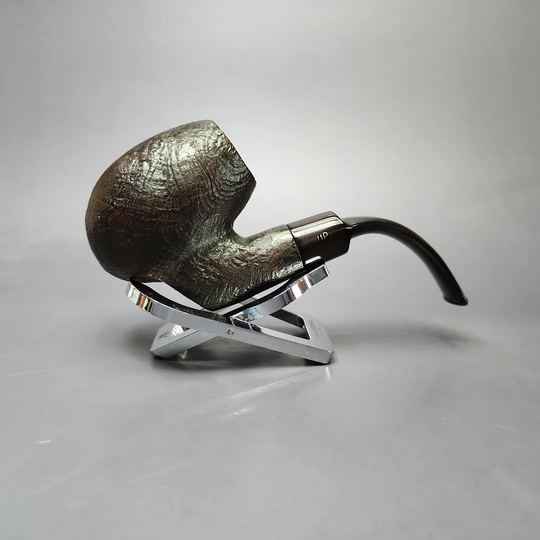 Uncle Paul (by Lorenzo) Sandblasted Oom Paul Estate Briar Pipe, Italian Estates - Image 2