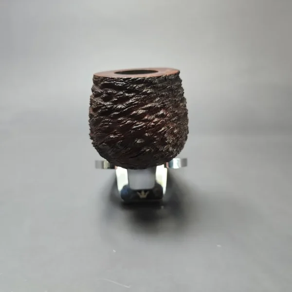 4th Generation (by Ascorti) Forza Grappa 1931 Rusticated Pot Estate Briar Pipe, Unsmoked - Image 3