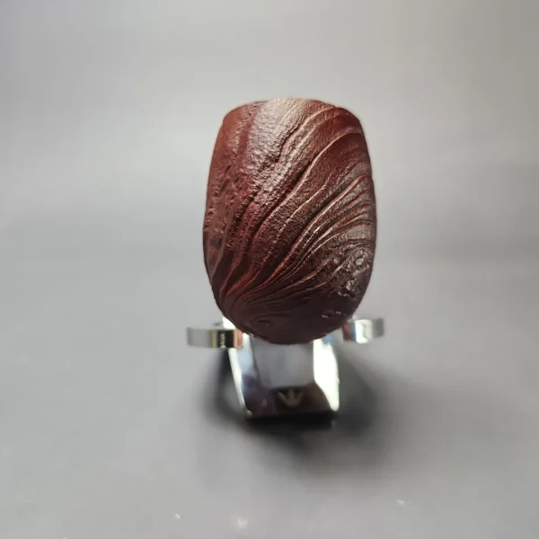 MBSD Briars by Piero Vitale Vintage Sandblasted Brandy w/ Olivewood Briar Pipe, New - Image 3