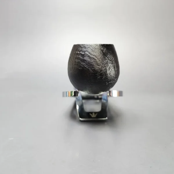 MBSD Briars by Piero Vitale Black Sandblasted Author w/ Boxwood Briar Pipe, New - Image 3