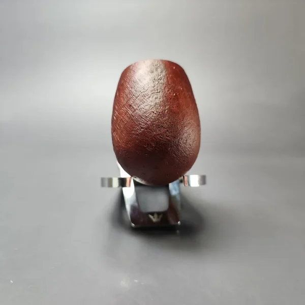 MBSD Briars by Piero Vitale Red Sandblasted Brandy w/ Zebrawood Briar Pipe, New - Image 3