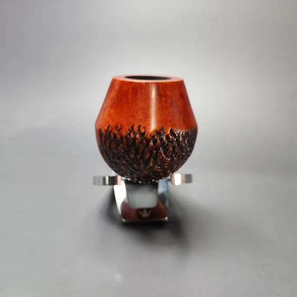 Vauen by Barontini 412 Partially Rusticated Rhodesian Estate Briar Pipe, Unsmoked, 9mm - Image 3