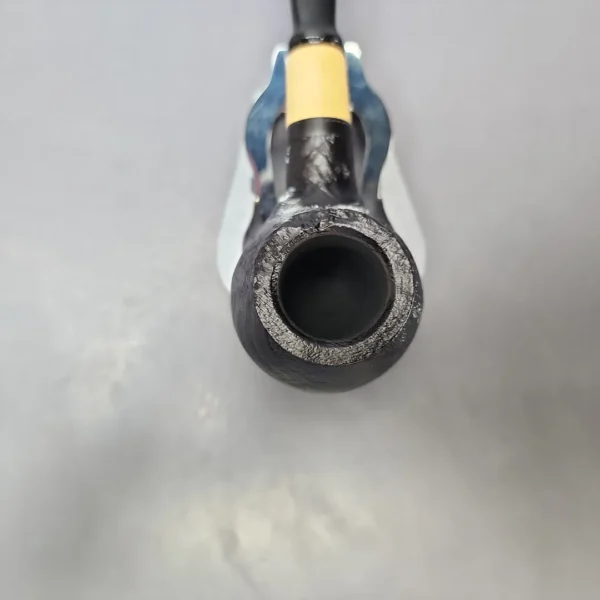 MBSD Briars by Piero Vitale Vintage Sandblasted Author w/ Boxwood Briar Pipe, New - Image 4